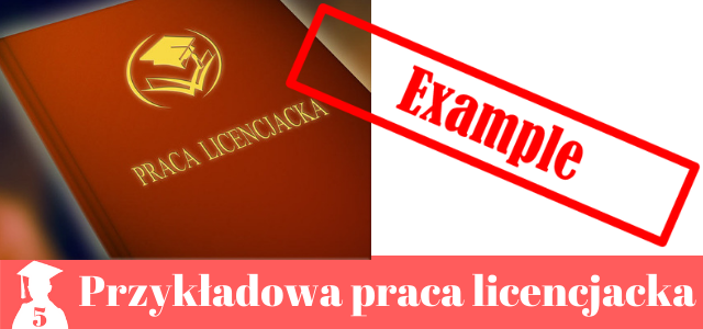 Praca licencjacka przykład