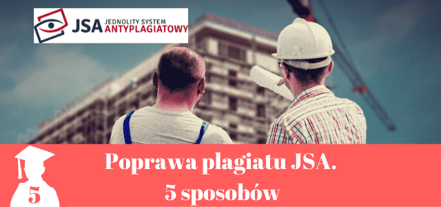 poprawa plagiatu jsa