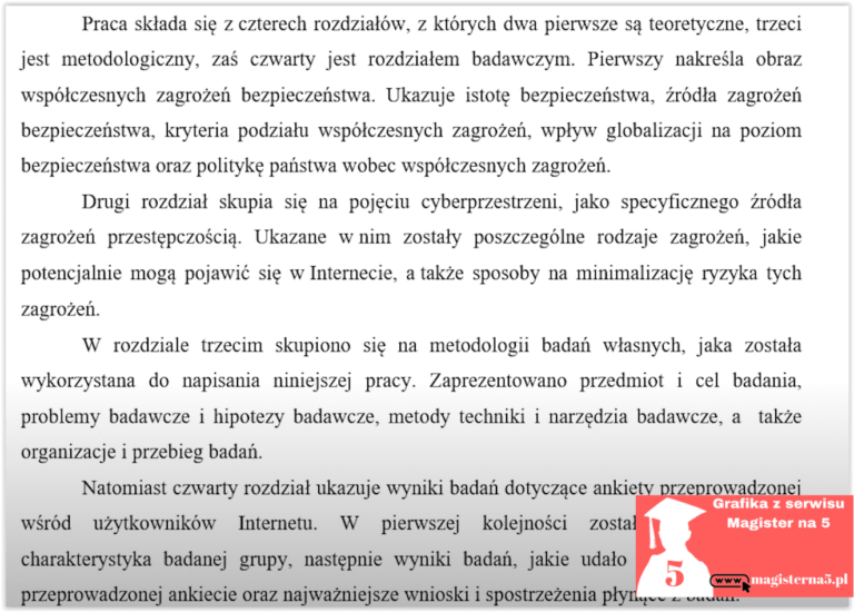 Przykładowy wstęp pracy licencjackiej- 12 elementów - Magister na 5