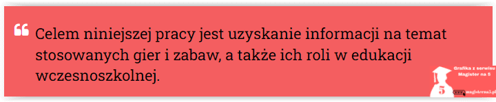 Przykładowy wstęp pracy licencjackiej- 12 elementów - Magister na 5