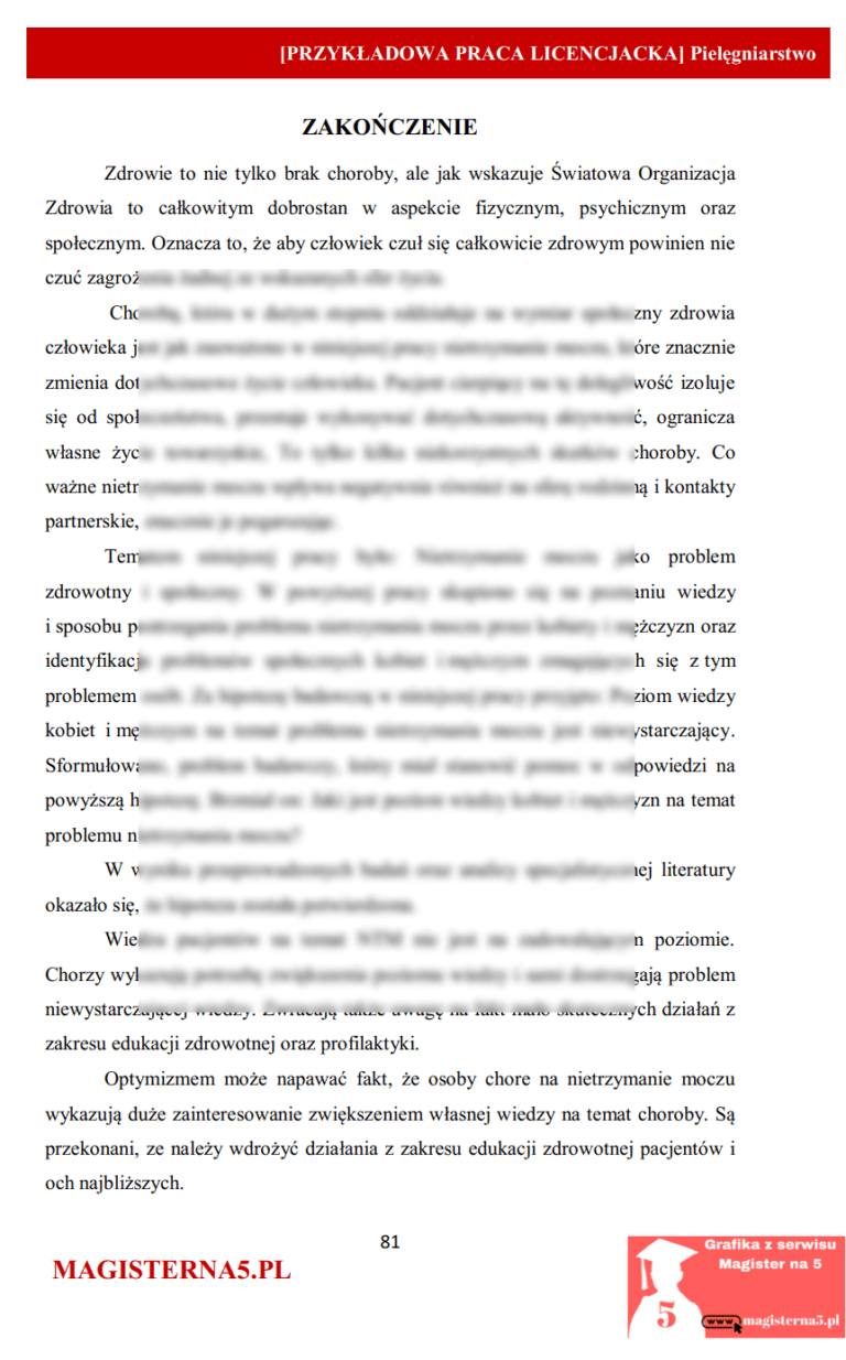 Praca licencjacka i magisterska z pielęgniarstwa- jak zacząć pisać