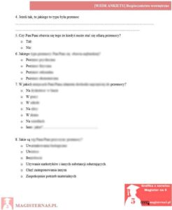 przykładowa ankieta praca licencjacka bezpieczeństwo wewnętrzne