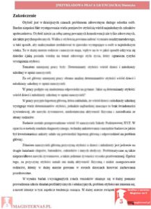 przykładowe zakończenie praca licencjacka dietetyka 