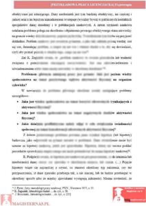 przykładowa metodologia praca licencjacka fizjoterapia