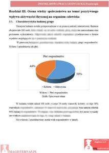 przykładowy rozdział badawczy praca licencjacka fizjoterapia