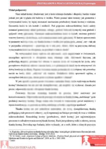 przykładowy rozdział teoretyczny praca licencjacka fizjoterapia