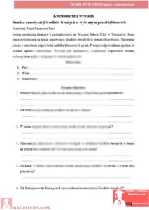 przykładowy wywiad praca licencjacka finanse i rachunkowość