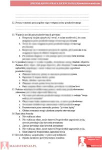 przykładowa ankieta praca licencjacka ratownictwo medyczne