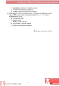 przykładowa ankieta praca licencjacka ratownictwo medyczne