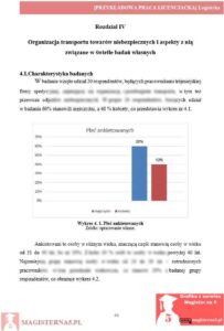 przykładowy rozdział badawczy praca licencjacka logistyka