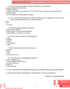 przykładowa ankieta praca licencjacka resocjalizacja