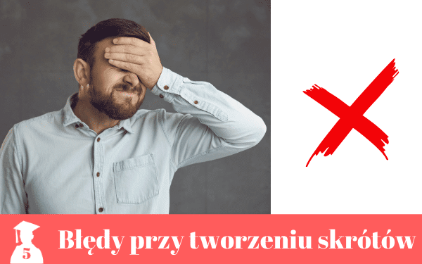 błędy przy pisaniu skrótów